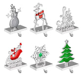 Homyplaza front view of full six-piece holder set showing festive designs and durability