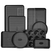 HONGBAKE full 9-piece set displayed on counter showing organized storage benefit
