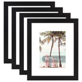 Hongkee front view of four black frames showing elegant display and cohesion