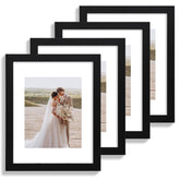 Hongkee front view showing four black frames neatly displayed, perfect cohesive gallery look