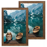 Hongkee front view showing two framed posters and rustic appeal for warm décor