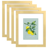 Hongkee gold frame front view showing elegant finish and clear presentation benefit