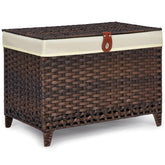Honjourai wicker basket front view showing storage capacity and aesthetic