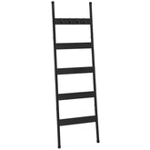 HOOBRO front view of 5-tier ladder showing tidy towels and modern look