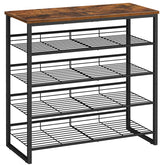 HOOBRO front view showing full 5-tier storage and compact footprint