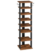 HOOBRO front view showing vertical shoe storage and tidy organization benefit