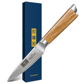 HOSHANHO front view paring knife showing balanced design and precise tip
