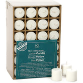 Hosley white votive pack front view showing clean packaging and value