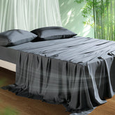 HOT SLEEPER SHEETS front packaging showing dark grey set and benefits