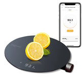 HOTO front view showing slim design and clear display for precise weighing