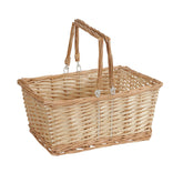 Household Essentials front view showing full basket and natural finish for versatile use
