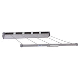 Household Essentials front profile white rack showing slim space-saving benefit