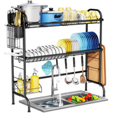 HOWDIA front view full setup showing organized dishes and space-saving benefit