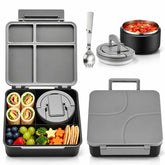 Howeemo front packaging of bento lunch box showing complete set and portability benefit