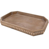 Hrastany tray front view showing farmhouse style and usable surface