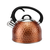 HRHongRui copper kettle front view shows elegant finish and quick heating