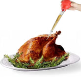 HSHQING ceramic turkey platter front view shows elegant serving surface and holiday appeal