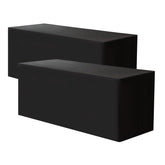 Hstbgdlk front view fitted tablecloth on 6ft table for polished event appearance