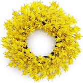 Huashen front door wreath creating inviting curb appeal
