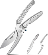 Huusk front view showing shears and packaging, highlights quality and value