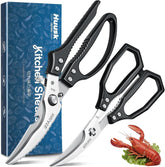 Huusk front packaging showing boxed black scissors set and gift presentation benefit