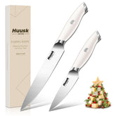 Huusk front packaging showing boxed paring knife set and ready-to-gift appeal