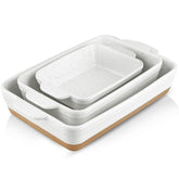HVH large 13x9 baking dish front view showing farmhouse style and easy serving