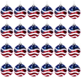 H&W front packaging showing 24 patriotic balls and ready-to-hang set