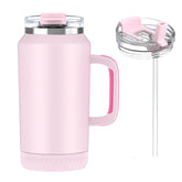Hydraful front view of 64oz tumbler showing large capacity and sleek finish