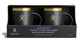 Hydro Flask front view of Black Tie gift set showing sleek packaging and ready-to-gift appeal