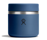 Hydro Flask food jar front view showing harbor blue finish and leakproof benefit