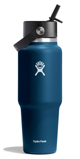 Hydro Flask front view in indigo blue showing insulated body and color