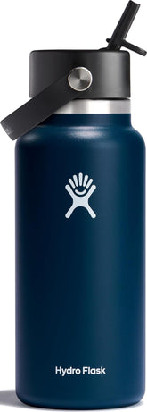 Hydro Flask indigo front view showing insulated body and color benefit