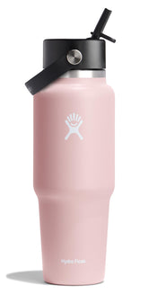 Hydro Flask front view showing slim cupholder-friendly shape and insulated benefit