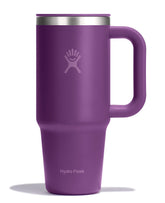 Hydro Flask front view showing Beachplum Purple finish and capacity benefit