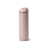 HydroJug Ease2o front view in Dusty Rose showing compact insulated bottle and label benefit: easy cold hydration