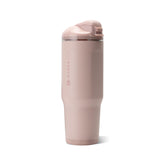 HydroJug Ease2o front view showing dusty rose finish and capacity benefit