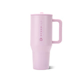 HydroJug Traveler front view showing Sweet Pea color and tidy profile, great for style
