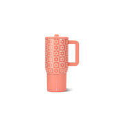 HydroJug front view showing daisy checkers design and compact benefit