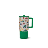 HydroJug Traveler front view showing colorful 20oz bottle and handle for easy carrying