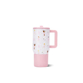 HydroJug Traveler front view showing ballerina color and 20oz capacity benefit