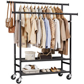 HYSEYY front view full assembled rack showing large-capacity organization benefit