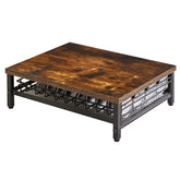 IBUYKE front view of pod drawer showing sleek brown finish and compact design benefit counter organization