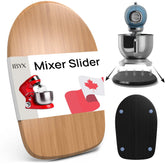 Ibyx mixer slider front view showing slim profile and easy glide benefit