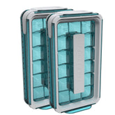 ICEBREAKER front view of tray and airtight bin, showcases clean storage benefit