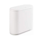 IEEK front view rectangular trash can showing slim profile and modern look
