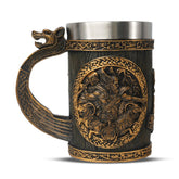 IELCJJ front view showing Thor hammer and runes, decorative impact
