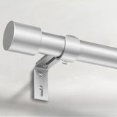 IFELS front view of full curtain rod kit showing included parts and benefit of complete set
