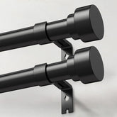 IFELS front view showing both black rods and included hardware for quick setup