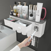 iHave front assembly view shows organized storage and neat countertop benefit